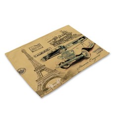 BK 世界景點明信片餐墊, 8, 寬 42cm x 長 32cm