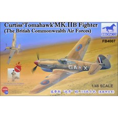 BRONCO 1:48 Curtiss Tomahawk Mk IIB戰鬥機英聯邦空軍塑膠模型, 1個