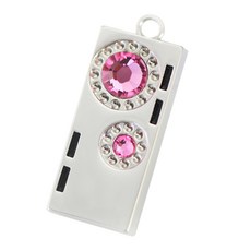 엠텍 스와로브스키 스톤 주얼리 USB 스타핑크, 16GB, 1개