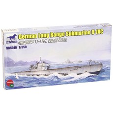 BRONCO 1:350德國海軍U-IXC長距離潛水艇塑膠模型, 1個
