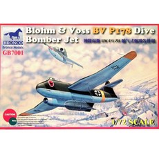 BRONCO 1:72 Blohm & Voss BV P178急降轟炸機塑膠模型, 1個