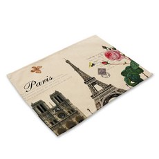 BK 世界旅行明信片餐墊, 5, 寬 42cm x 長 32cm