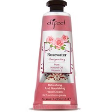 Difeel 蒂妃 NATURE 護手霜 玫瑰水, 1個