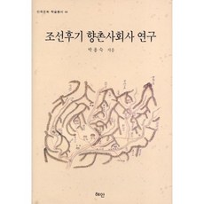 Hyean 朝鮮後期鄉村社會史研究, 朴龍淑 著