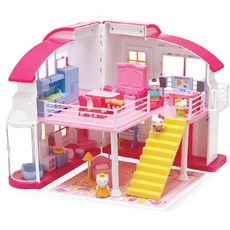 헬로키티 인형의 집 완구, 혼합 색상, 1개