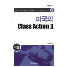 미국의 Class Action 2: 각론:다양한 분야의 집단분쟁을 해결하기 위한 방법은 무엇인가, 한국학술정보, 박민영 저
