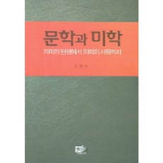 문학과 미학:의미의 탄생에서 의미의 사망까지, 역락, 유형식 저