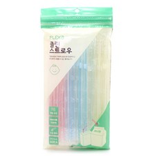 플렉사 클린 주름 스트로우, 60개입, 200개