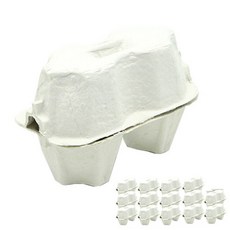 일회용 계란상자 2구 화이트, 1개