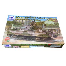 BRONCO BRO3139 1:35步兵戰車Mk 3 Valentine Mk IX 坦克車塑膠模型, 1個