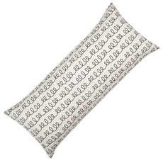 Ein Haus 棉質彈力靠墊, 白色的