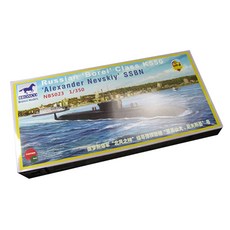 BRO3215BRONCO 1:350俄羅斯海軍Borei級誘導核潛艇AlexanderNevsk塑膠模型, 1個