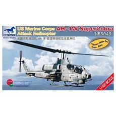 BRO3238BRONCO 1:350 美國海軍陸戰隊AH 1W攻擊直升機塑膠模型, 1個