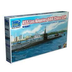 RIICH RCH3364 1:350 美國海軍洛杉磯級DSRV-1型潛水艇塑膠模型, 1個