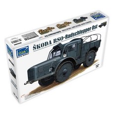 BRONCO 1:35 Skoda Radschlepper Ost大輪拖車塑膠模型, 1個