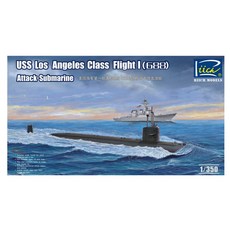 RIICH RCH3361 1:350 美國海軍洛杉磯級 688型 1次版 核潛艇塑膠模型, 1個