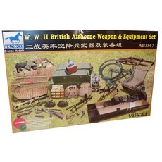 BRONCO 1:35 二戰英國空降兵武器裝備套組零件零件塑料模型, 1個