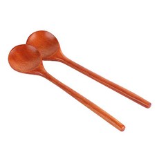 장미목 천연 옻칠 티스푼, 2개, 단품