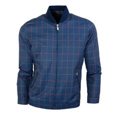 LUCEN 男款格紋長袖高爾夫球風衣 COLU6010