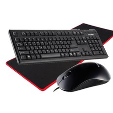 현대 고급형 키보드 HD-K2050 + 무소음 옵티컬 마우스 HD-M5500 + G-COOE 게이밍 마우스 장패드 세트, 키보드(HD-K2050), 마우스(HD-M5500 BK), 혼합 색상