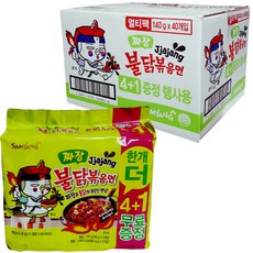 삼양 짜장 불닭볶음면 140g, 40개