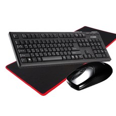 현대 고급형 키보드 HD-K2050 + 마우스 HD-M5300 + G-COOE 게이밍 마우스 장패드 세트, 키보드(HD-K2050), 마우스(HD-M5300), 혼합 색상