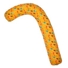 Ein Haus 恐龍手杖棉質抱枕, 棕色