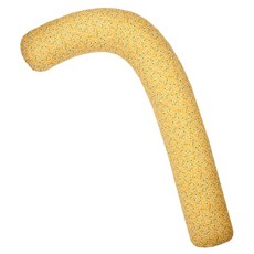 Ein Haus 印花彎曲身體枕 B款, 黃色