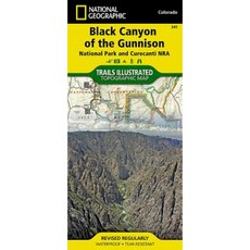 Black Canyon of the Gunnison National Park [Curecanti National Recreation Area] Folded, National Geographic Maps