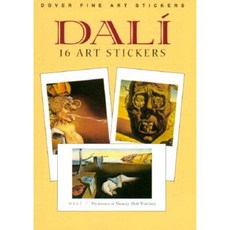 Dali: 16 Art Stickers Paperback, Dover Publications