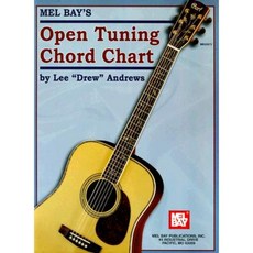 Open Tuning Chord Chart Paperback, Mel Bay Publications