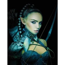 暗夜精靈守望者網格素描本平裝本, Createspace獨立發布平台