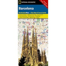 Barcelona Folded, National Geographic Maps