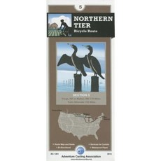 Northern Tier Bicycle Route #5: Fargo North Dakota - Walker Minnesota (175 Miles) Folded, Adventure Cycling Association