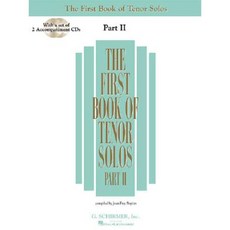 The First Book of Tenor Solos Part II [With 2 CD's] Paperback, G. Schirmer