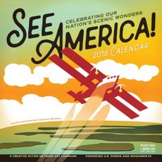See America! Wall Calendar 2018 Wall, Workman Publishing