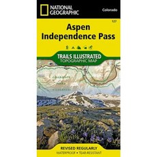 Aspen Independence Pass Folded, National Geographic Maps