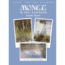 Monet: 16 Art Stickers Paperback, Dover Publications