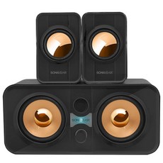 Sonic Gear PC 音箱 MORRO 2200, 莫羅 2200, 黑色的