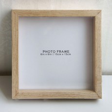 천연무늬목 액자, 내추럴오크, 1개