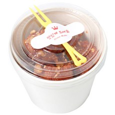 餐碗 350ml+蓋子 透明款 20入+好好享用貼紙 20入+餐叉 黃色 20入, 20入, 1套
