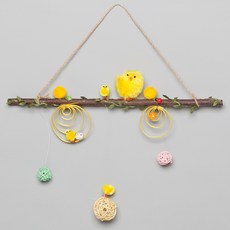엠디자인 봄 산책 병아리 인테리어 모빌, 혼합 색상