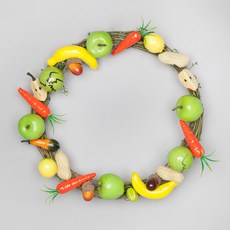 엠디자인 과일리스 바나나사과 대, 혼합 색상