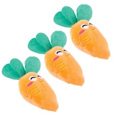 펫나인 강아지와고양이 과일야채 사운드 토이, 당근, 3개