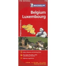 Michelin Belgium Luxembourg Folded, Michelin Travel Publications