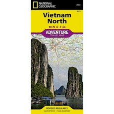 Vietnam North Folded, National Geographic Maps