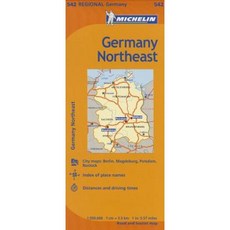 Michelin Germany Northeast Regional Folded, Michelin Travel Publications