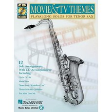 Movie & TV Themes: Play-Along Solos [With] Paperback, Hal Leonard Publishing Corporation