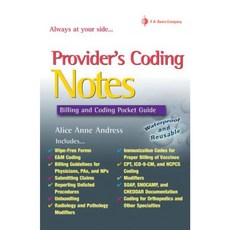 Provider's Coding Notes: Billing and Coding Pocket Guide Spiral, F. A. Davis Company