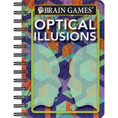 Mini Brain Games Optical Illusions Spiral, Publications International, Ltd.
